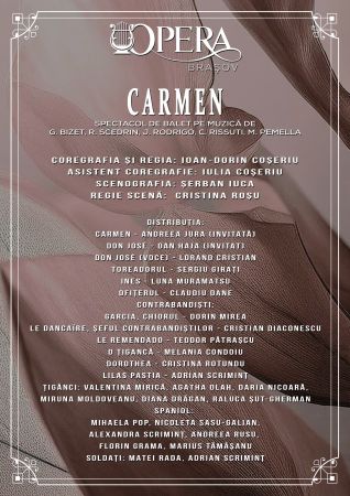 „Carmen”, în pași de dans, pe scena Operei Brașov!