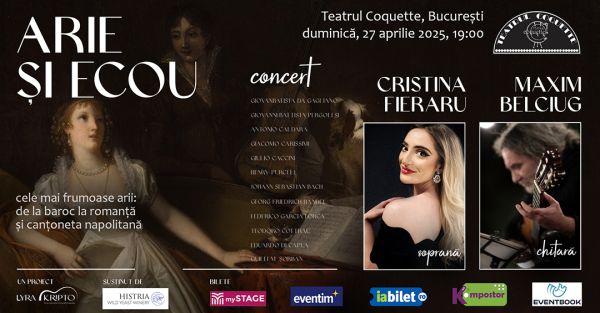 Muzică de Purcell și canzonete napolitane, duminică la Teatrul Coquette