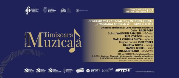 Concert vocal-simfonic inaugural - Festivalul Internațional „Timișoara Muzicală”| Dirijor: Radu Popa