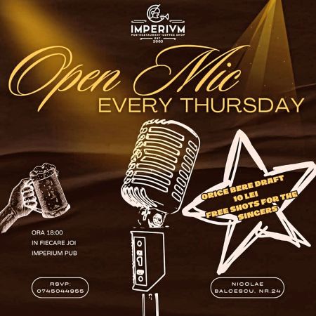 Seară de Open Mic