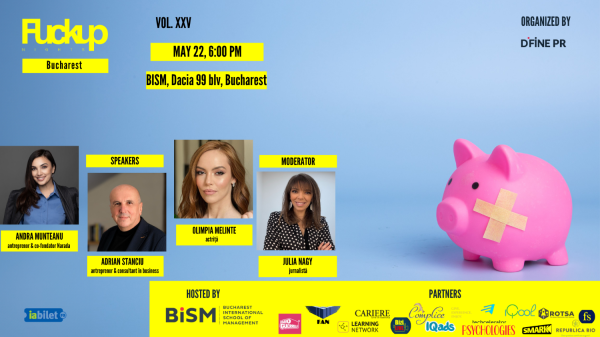 Fuckup Nights Bucharest, vol XXV