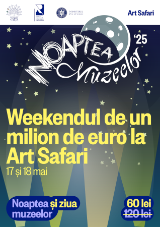 Art Safari prezintă Expoziția de 1 milion de euro, cu ocazia Nopții Muzeelor