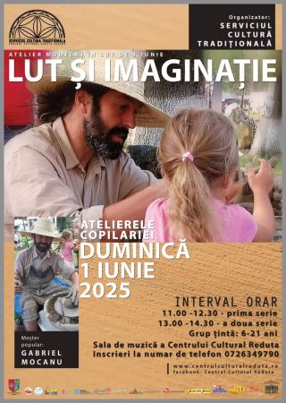 Atelierele copilăriei – Lut și imaginație – atelier de modelaj în lut