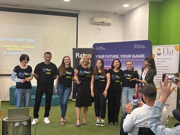 Fuckup Nights Bucharest: Trei povești excepționale, un public inspirat și lecții valoroase