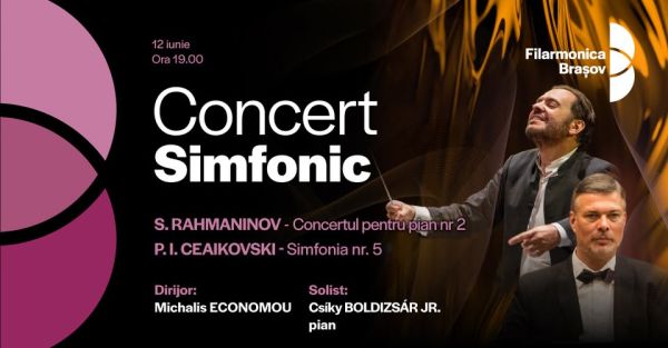 Michalis Economou, Csíky Boldizsár Jr. și orchestra Filarmonicii Brașov în concert
