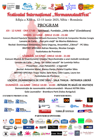 Festivalul Internațional HermannstadtFest ediția a 13-a