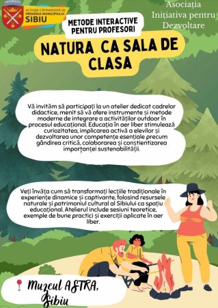 Natura ca sală de clasă – Metode interactive pentru profesori