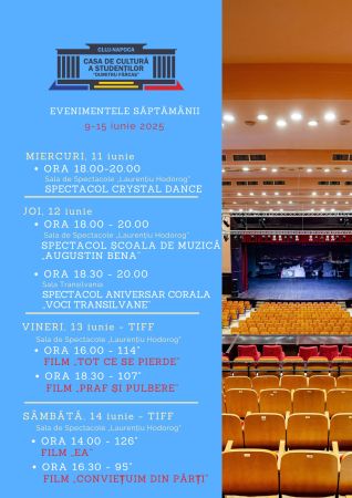 Spectacolul aniversar CÂNTEC, JOC ȘI VOIE BUNĂ