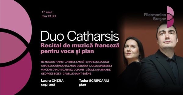 Recital de muzică franceză pentru voce și pian cu Duo Catharsis
