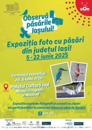 Expoziția foto „Observă păsările Iașului”