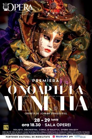 Premieră, la sfârșit de stagiune: „O noapte la Veneția” de J. Strauss-fiul