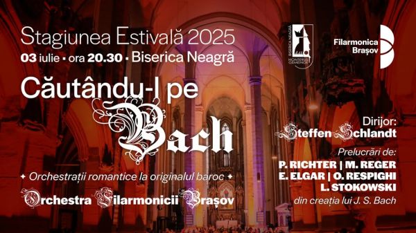 Concert estival în Biserica Neagră cu Steffen Schlandt și orchestra Filarmonicii Brașov