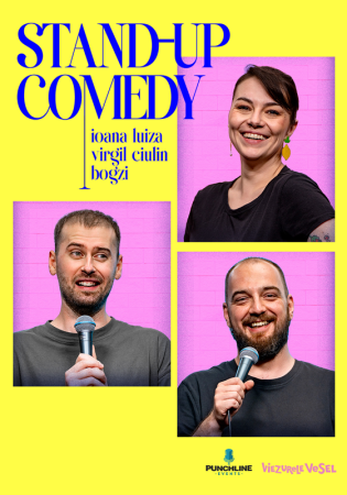 Stand-up Comedy cu Virgil Ciulin, Ioana Luiza și Bogzi