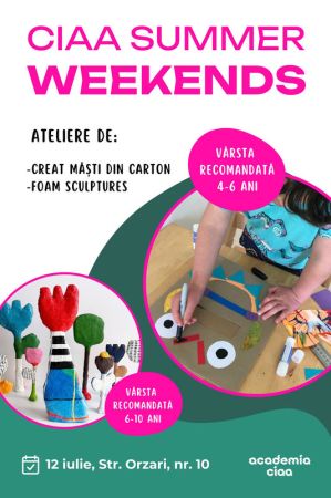 Atelier de creat măști din carton