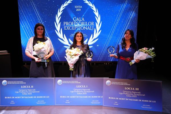 Câștigătorii campaniei "Liga Profesorilor Excepționali"