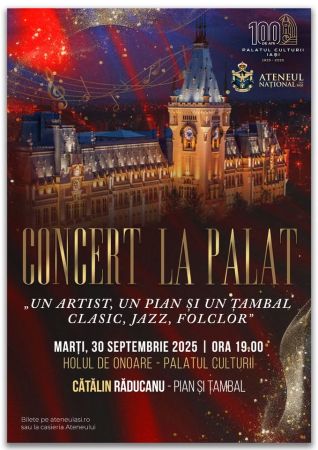Concert la Palat | Un artist, un pian și un țambal | Cătălin Răducanu