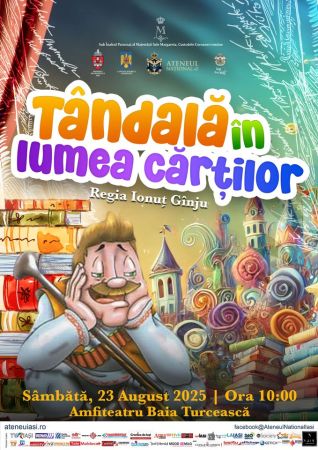 Spectacolul de teatru pentru copii „Tândală în lumea cărților”