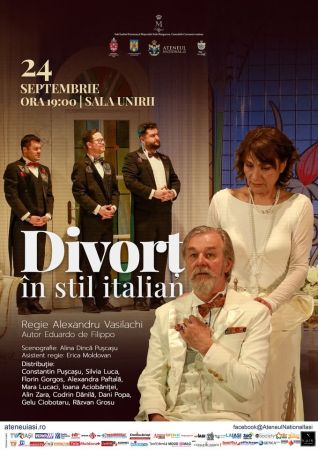Spectacolul de teatru „Divorț în stil italian”