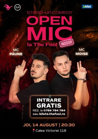 The Fool Open Mic la Terasă: MCs Moise & Păune