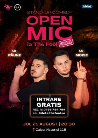 The Fool Open Mic la Terasă: MCs Moise & Păune