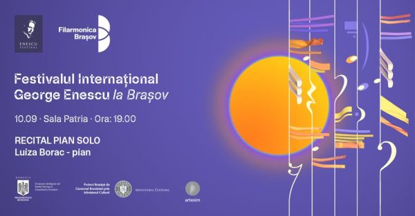 Festivalul Enescu în țară: Recital de pian cu Luiza Borac
