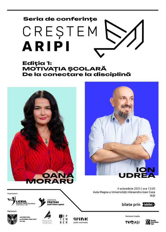Conferința „Creștem Aripi” – Un eveniment despre motivația școlară