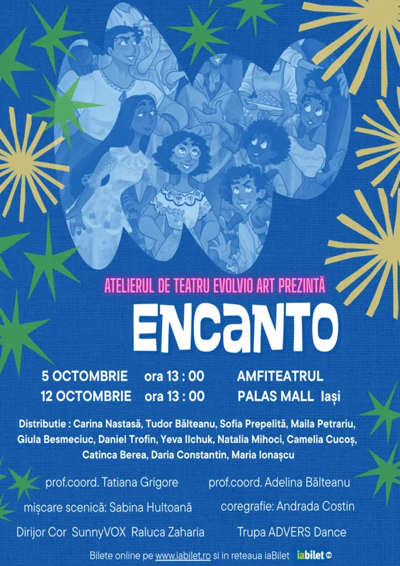 Spectacol muzical de teatru pentru copii și adolescenți – ENCANTO