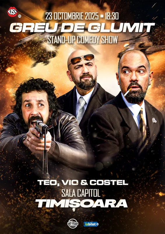 Greu de glumit cu Teo, Vio și Costel | Stand Up Comedy Show