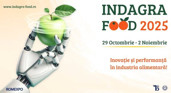 INDAGRA FOOD 2025 - cel mai important eveniment dedicat industriei alimentare din România