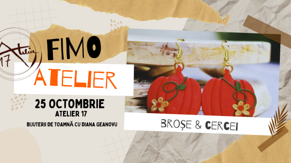 Atelier Fimo. Bijuterii de toamnă