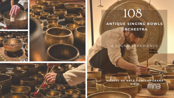 108 Antique Singing Bowls Orchestra - A Sound Experience