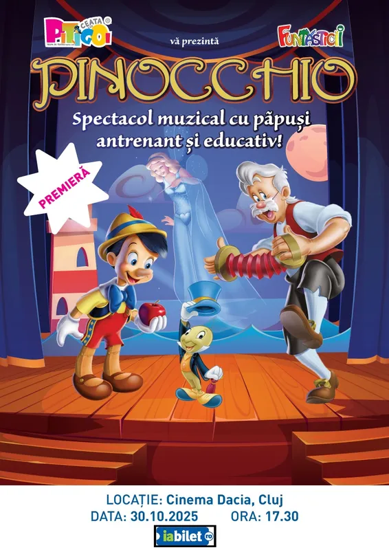 Pinocchio – teatru de păpuși