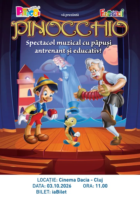 Pinocchio – teatru de păpuși