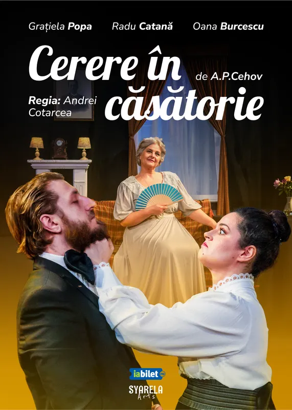 Spectacolul "Cerere în căsătorie" de Cehov