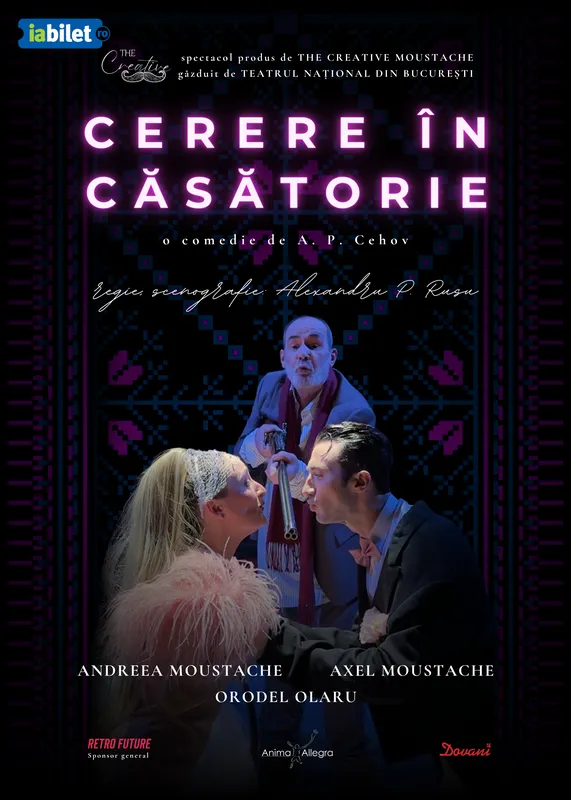 Spectacolul "Cerere în căsătorie" de Cehov