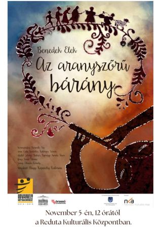 Spectacol de teatru pentru copii în limba maghiară – Az aranyszőrű bárány/ Mielul cu lână
