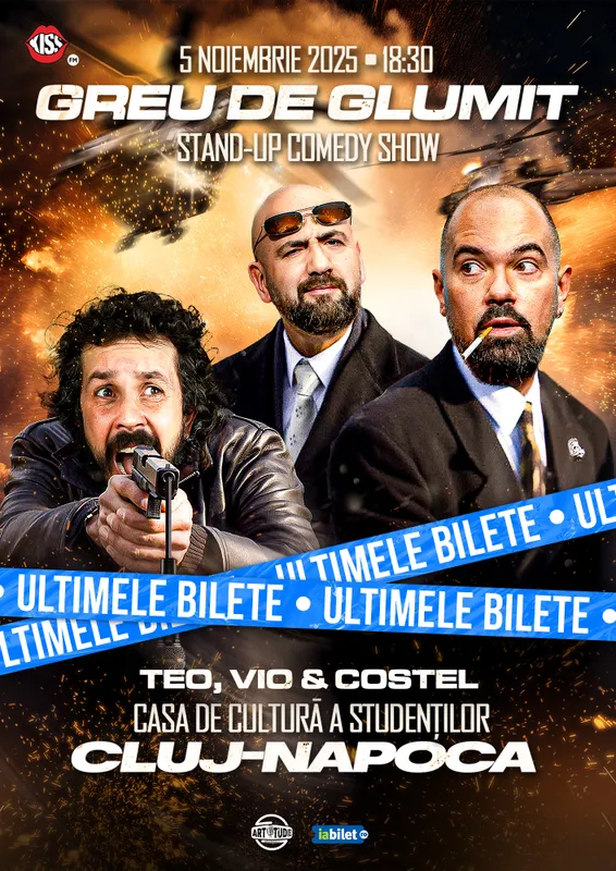 Greu de glumit cu Teo, Vio și Costel | Stand Up Comedy Show