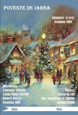Spectacol – Poveste de iarnă