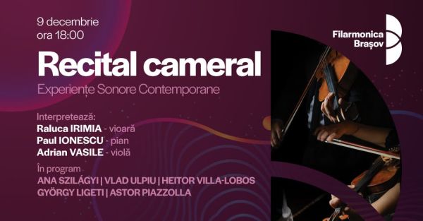 Recital cameral cu Raluca Irimia, Paul Ionescu si Adrian Vasile
