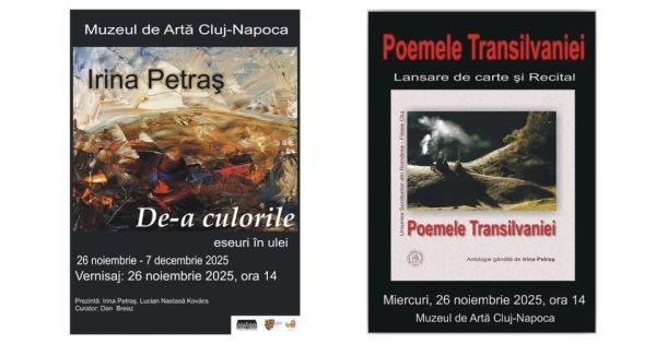Irina Petraș - Expoziția De-a culorile & Lansarea volumului Poemele Transilvaniei