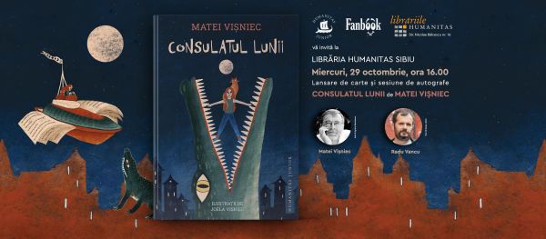 Lansare de carte "Consulatul lunii" de Matei Vișniec