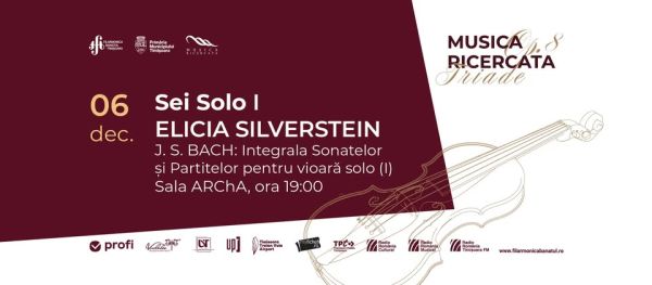SEI SOLO I | Elicia Silverstein | Integrala Sonatelor și Partitelor de J. S. Bach pentru vioară solo