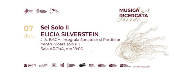 SEI SOLO II | Elicia Silverstein | Integrala Sonatelor și Partitelor de J.S. Bach pentru vioară solo