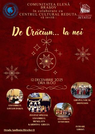 Spectacol de Crăciun al Comunității Elene din Brașov – De Crăciun… la noi