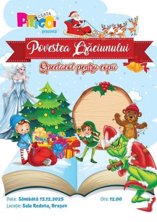 Povestea Crăciunului – Spectacol de teatru pentru copii și întreaga familie