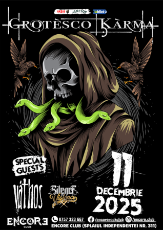 Concert Grotesco Karma (GR) x Vathos (RO) x Silence Is Violence (RO)