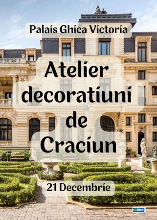 Atelier decoratiuni de Craciun cu Ioana Craiu-Uretu