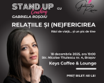 Stand-up Coaching cu Gabriela Roșoiu Life Coach: Relațiile și (Ne)Fericirea