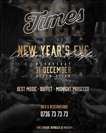 New Year’s Eve @ TIMES – Celebrate with Style!