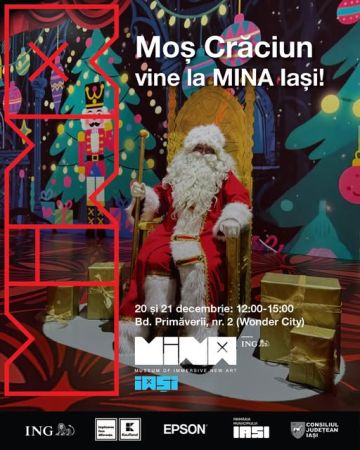 Moș Crăciun vine la MINA Iași!